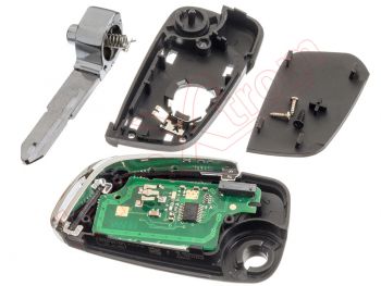 Carcasa adaptación compatible para telemandos Citroen/Peugeot NE73, 2 botones